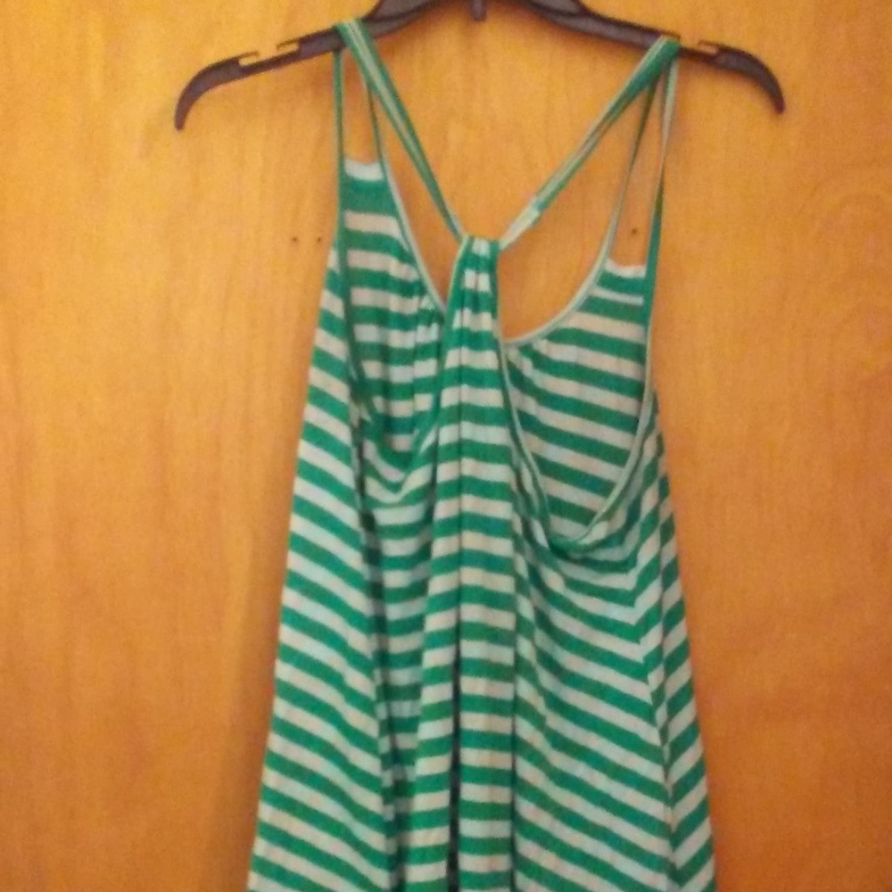 Blue Striped Tank - Picture 3 of 4